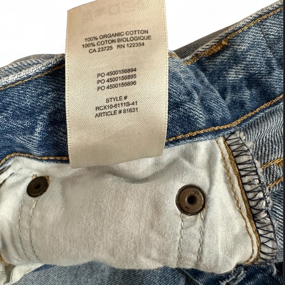 ARITZIA DENUM FORUM Farrah High Rise Wide Leg Jean 25/28L - Picture 7 of 9